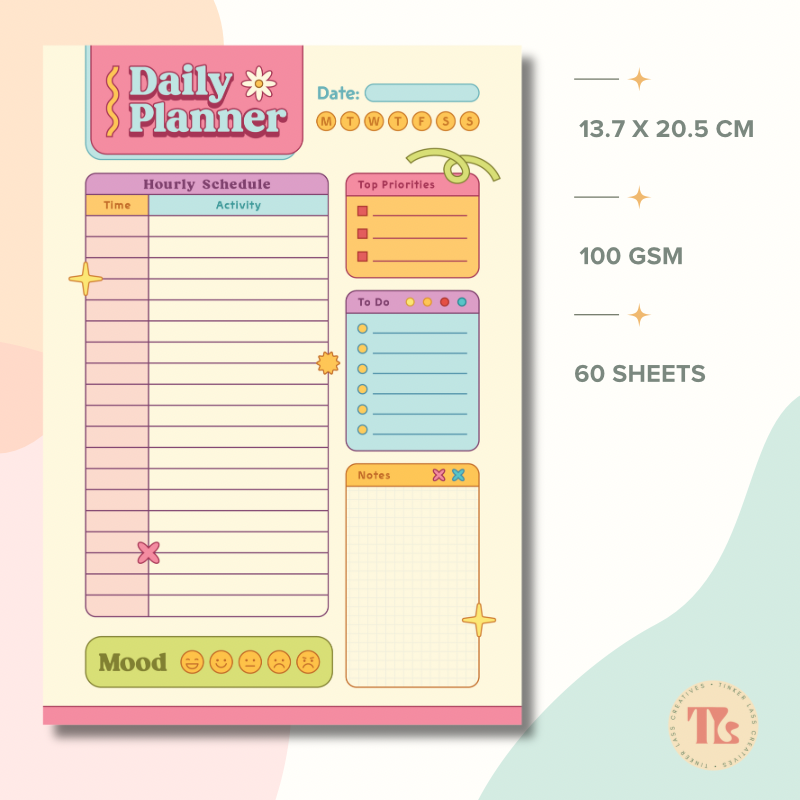 Notepad - Fold Duo Refil - Retro Pastel