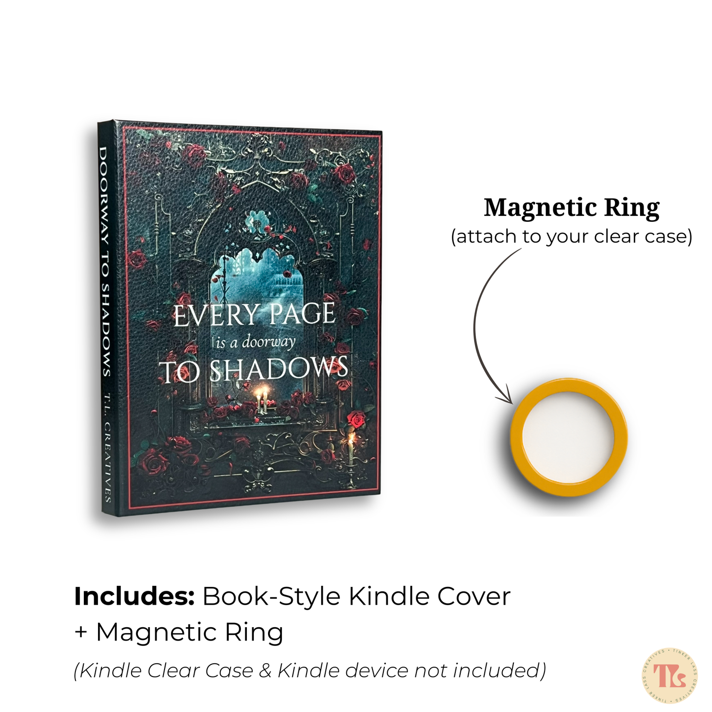 Kindle Cover - Every Page is a Doorway to Shadow