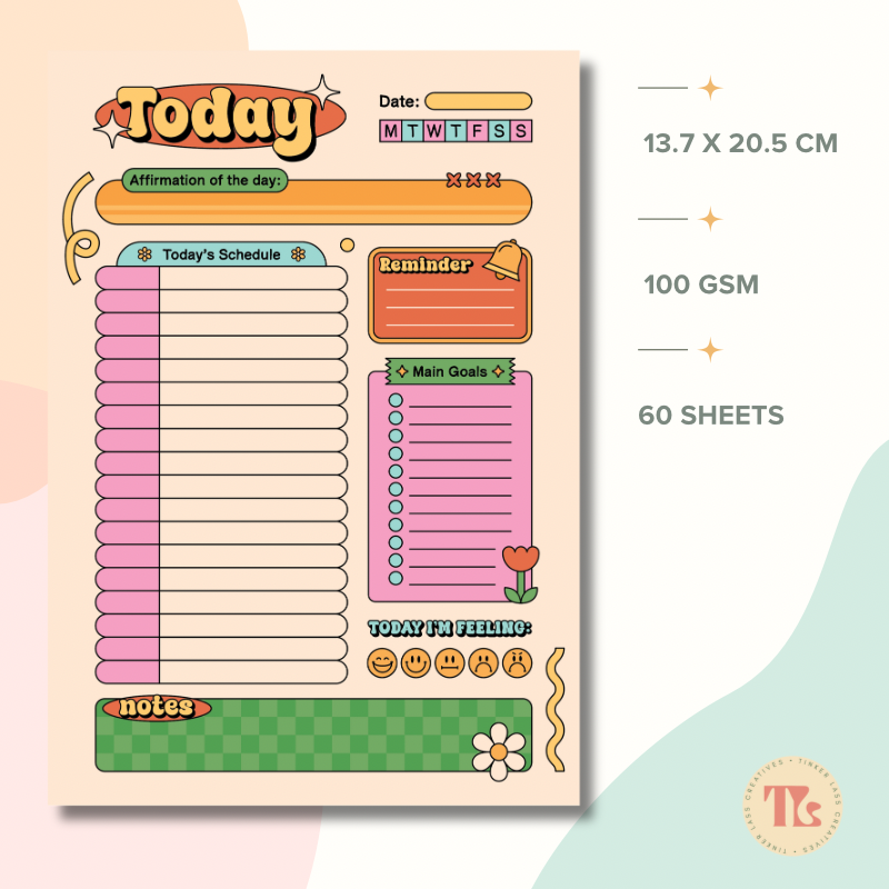 Notepad - Fold Duo Cover - Groovy Green
