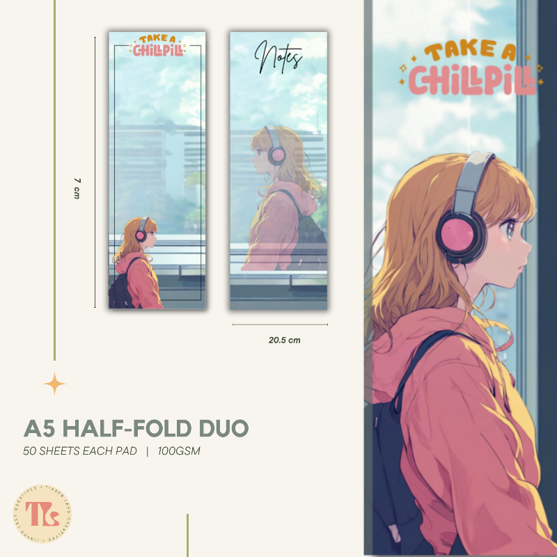 Notepad - Half Fold Duo Planner - Collection 01