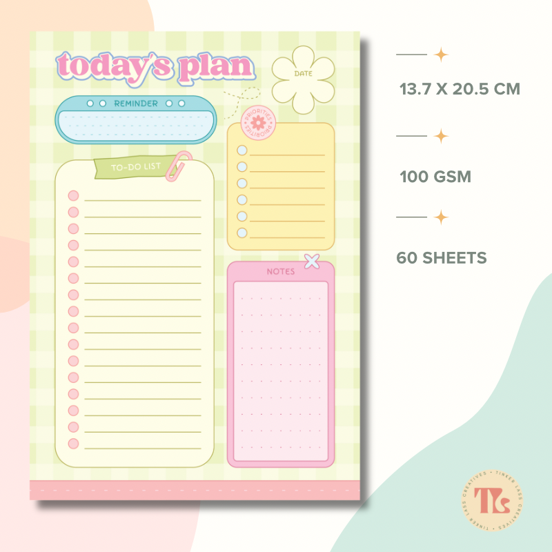 Notepad - Fold Duo Refil - Danish Pastel
