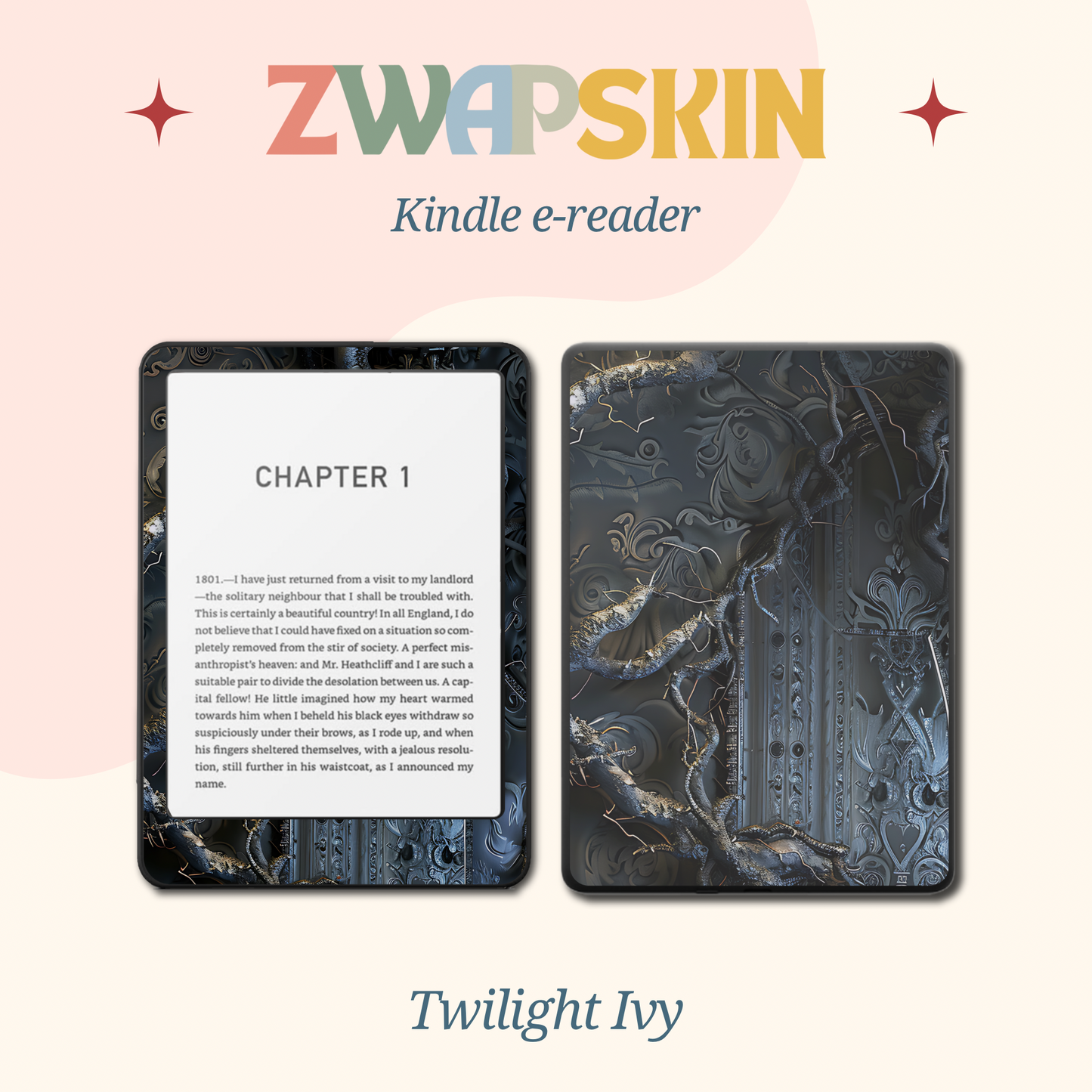 Kindle Skin – Gothic Bloom