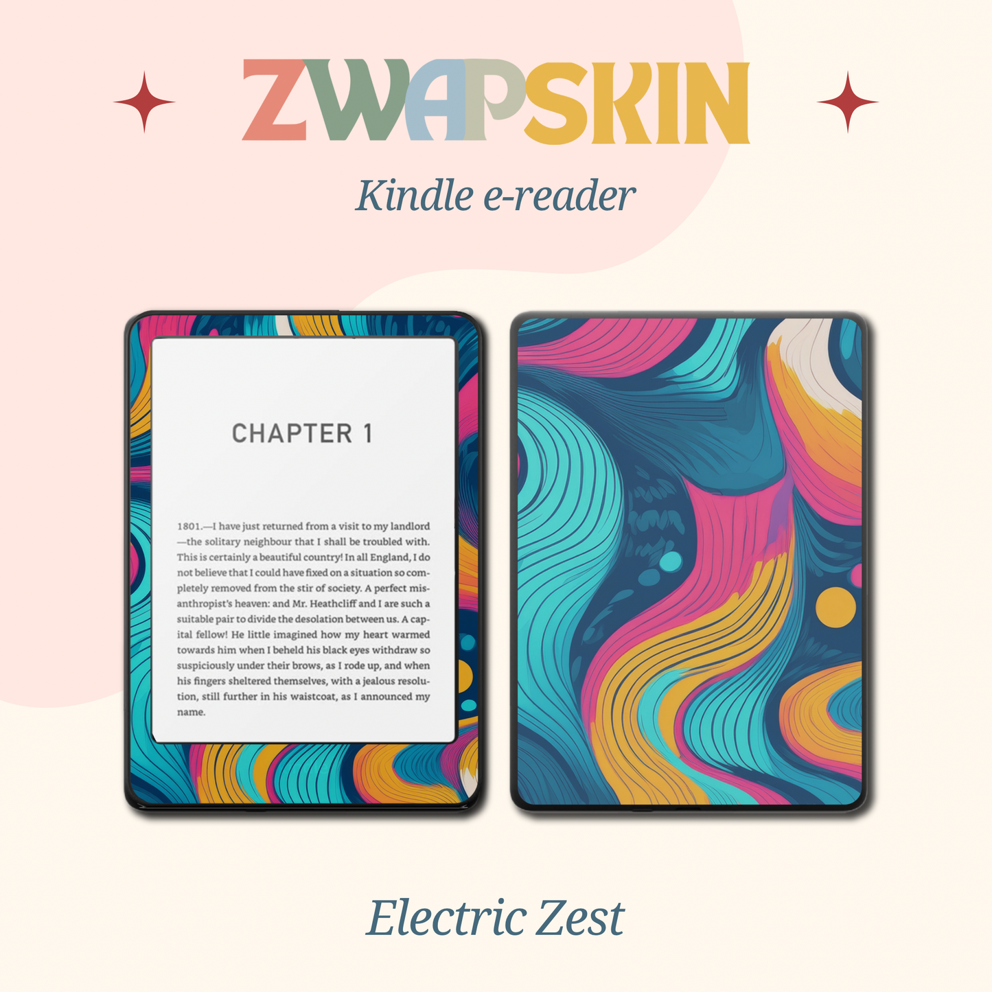 Kindle Skin – Electric Chaos