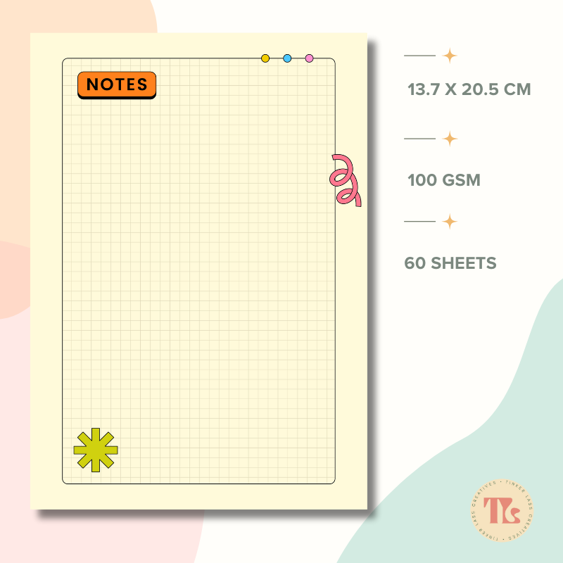 Notepad- Fold Duo Refill - Macaron Moments