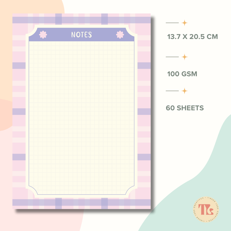 Notepad- Fold Duo Refill - Macaron Moments