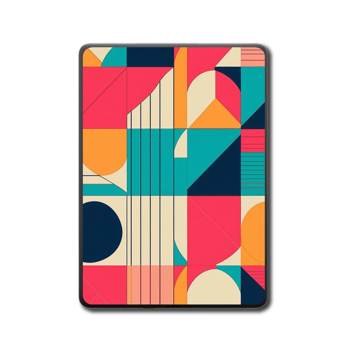 Line Pop Kindle and Kobo e-reader skin back mockup