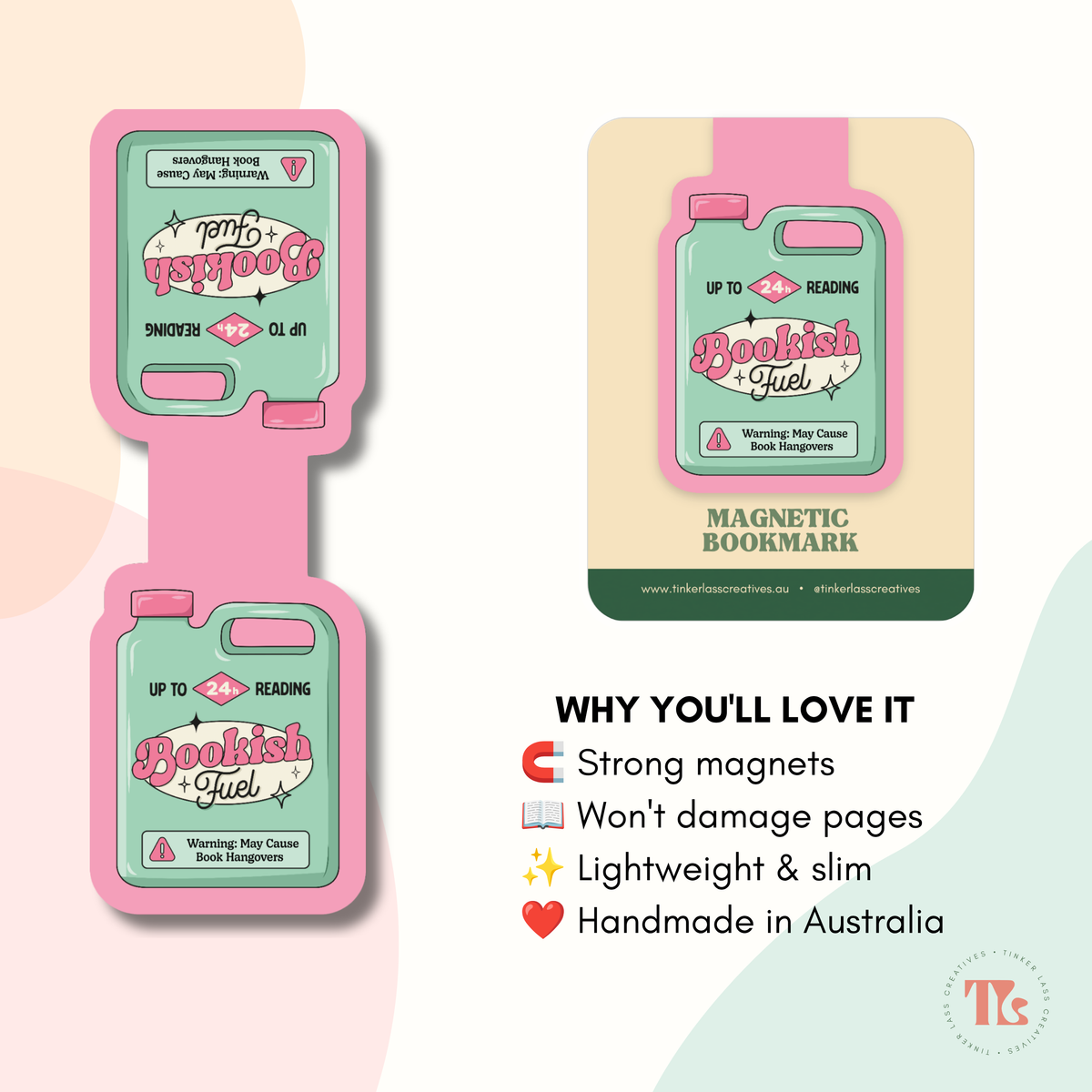 Magnetic Bookmark - Bookish Fuel
