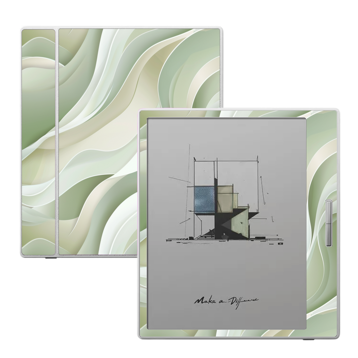 Sage Breeze skin for Boox Go Color 7 and Boox Palma e-readers