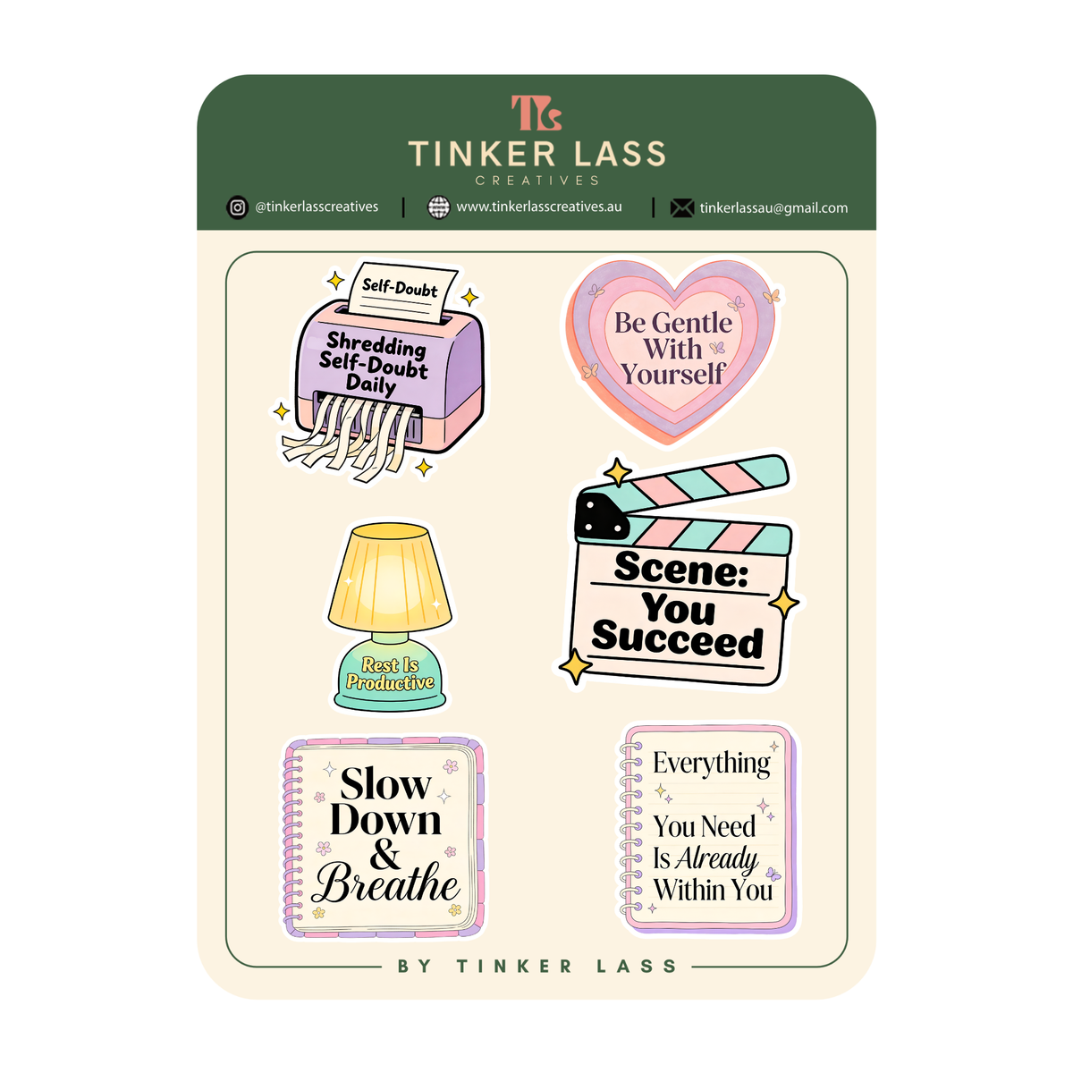 Sticker Sheet - You Already Have It