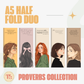 Notepad - Half Fold Duo Planner - Proverbs Collection