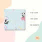 Purple Panda Series 1 | A6 Notepad