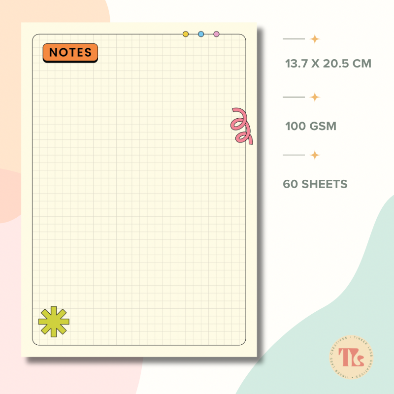 Notepad - Fold Duo Refil - Neo Retro