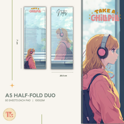 Notepad - Half Fold Duo Planner -  Collection 01