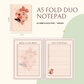 Notepad - Fold Duo Planner - Abstract Silhouette Series 01