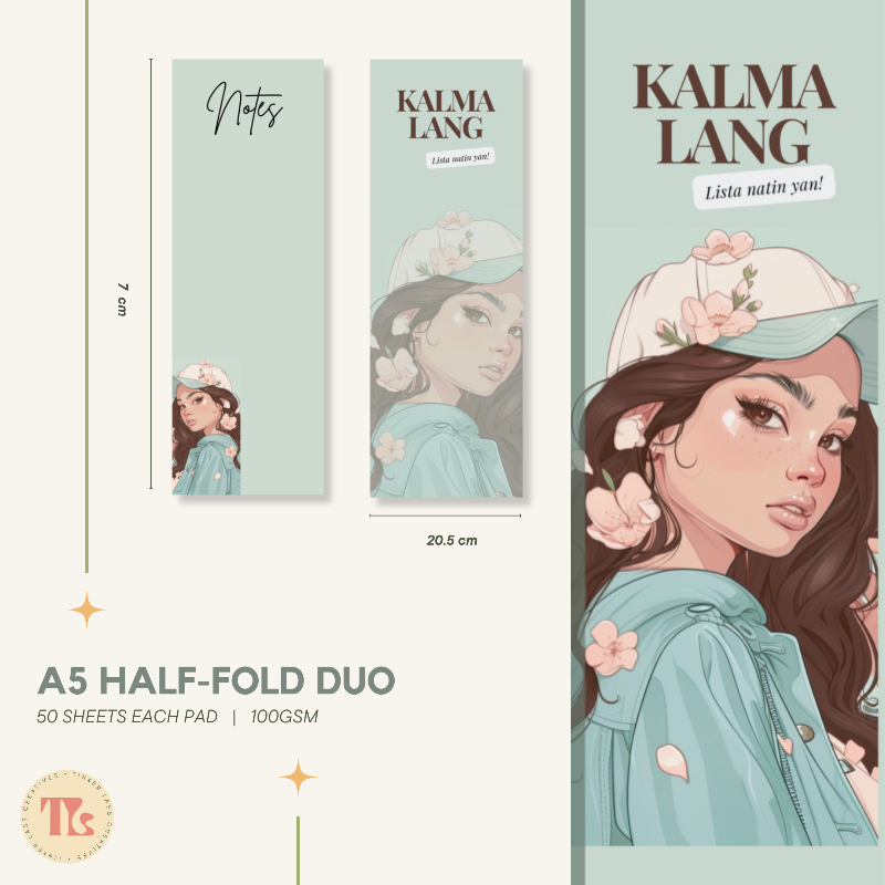Notepad - Half Fold Duo Planner -  Collection 01