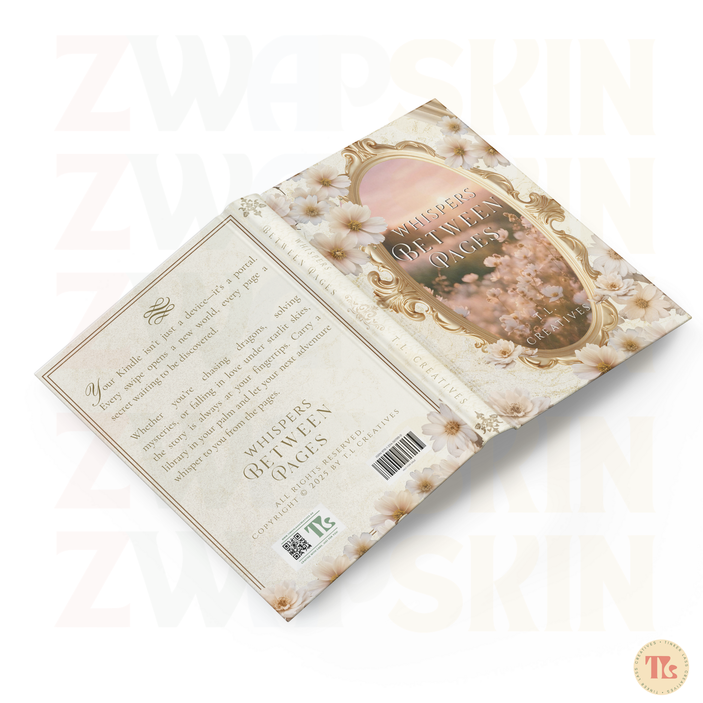 Kindle Cover - Whispers between Pages