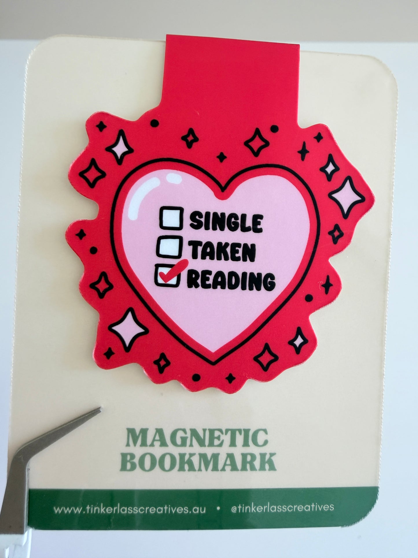 Magnetic Bookmark - Single, Taken, Reading