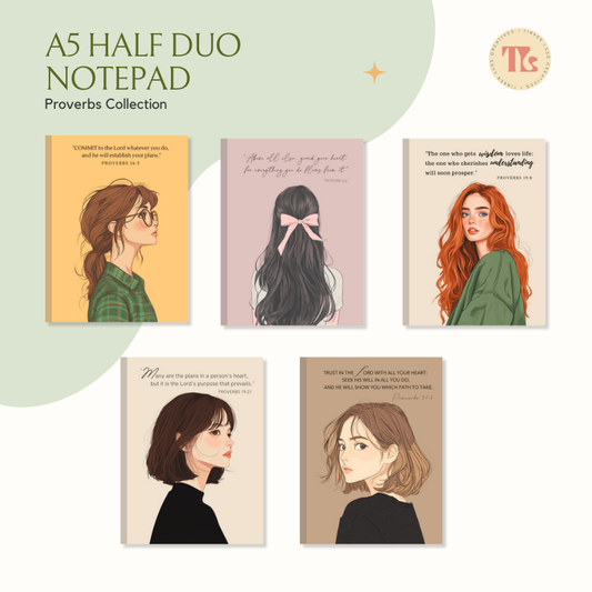 Notepad - Fold Duo Planner - Proverbs Collection