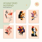 Notepad - Fold Duo Planner - Abstract Silhouette Series 01