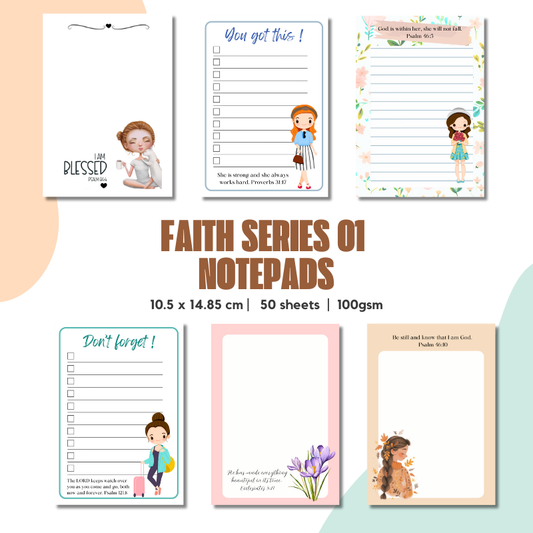 Notepad - A6 - Faith Series 01