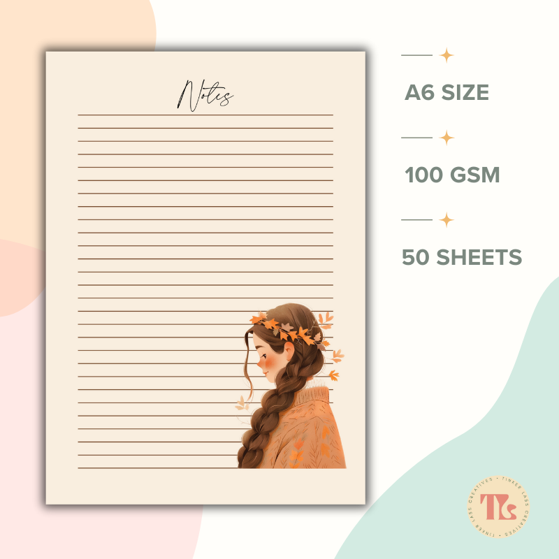 Notepad - A6 - Autumn Series 01