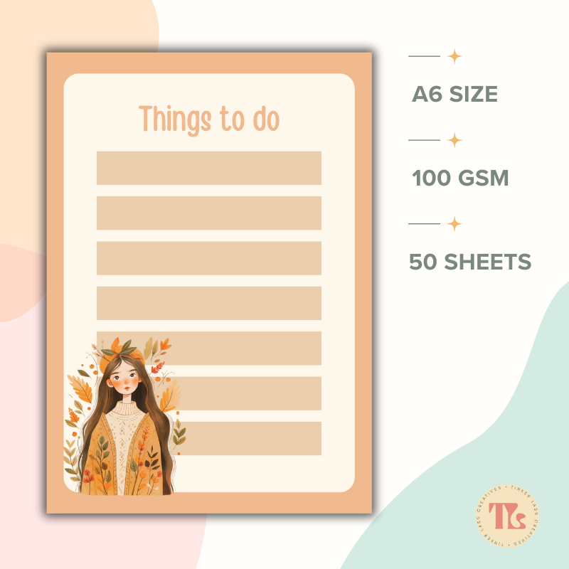 Notepad - A6 - Autumn Series 01