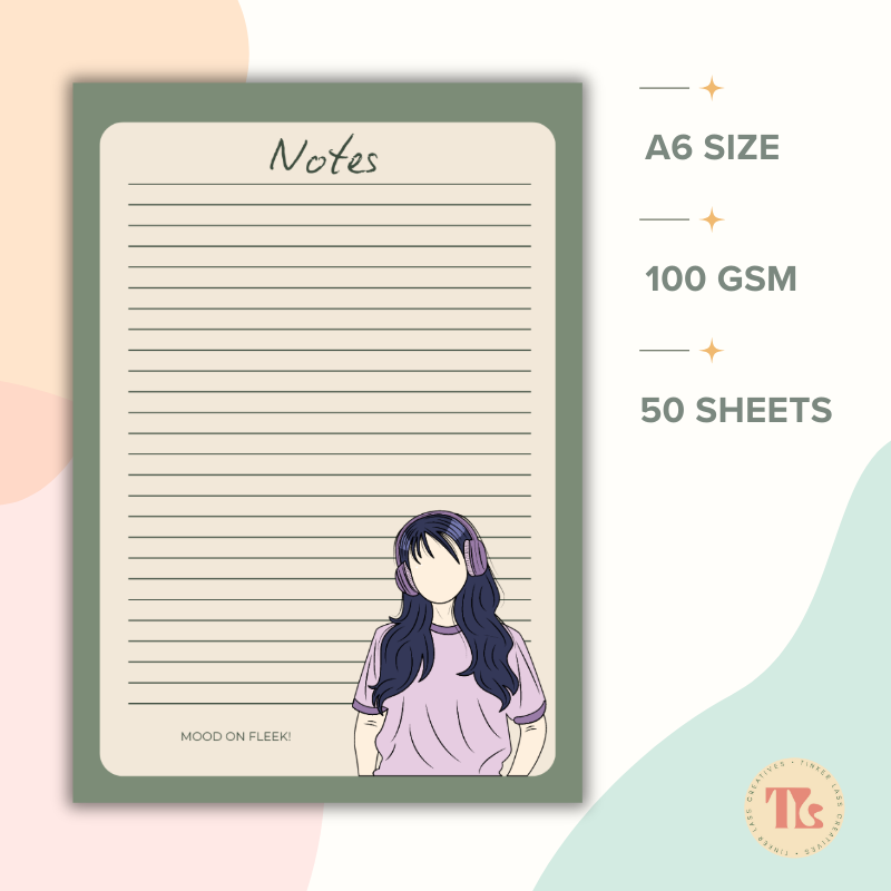 Notepad - A6 - Vibe Series 01