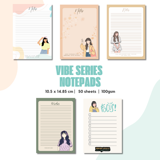 Notepad - A6 - Vibe Series 01