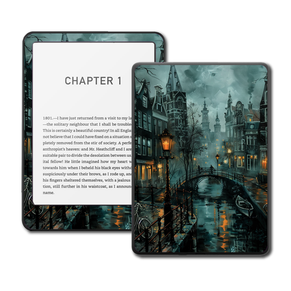 Amsterdam Nocturne Kindle Kobo and ColorSoft e-reader skin