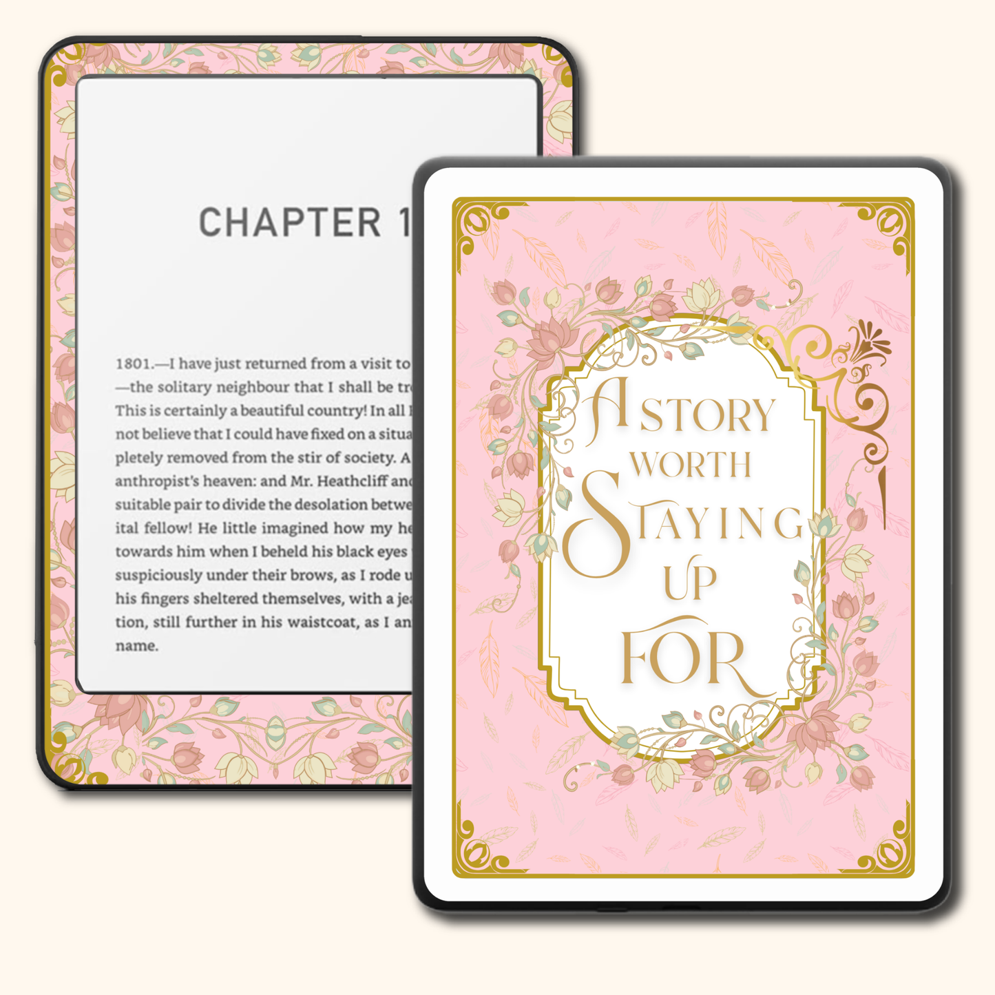 Kindle Skin - Blush Worth Staying