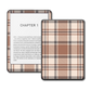 Cocoa Check Kindle Kobo e-reader skin