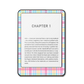 Cotton Candy Cross e-reader skin front mockup