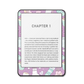 Cozy Icons e-reader skin front mockup