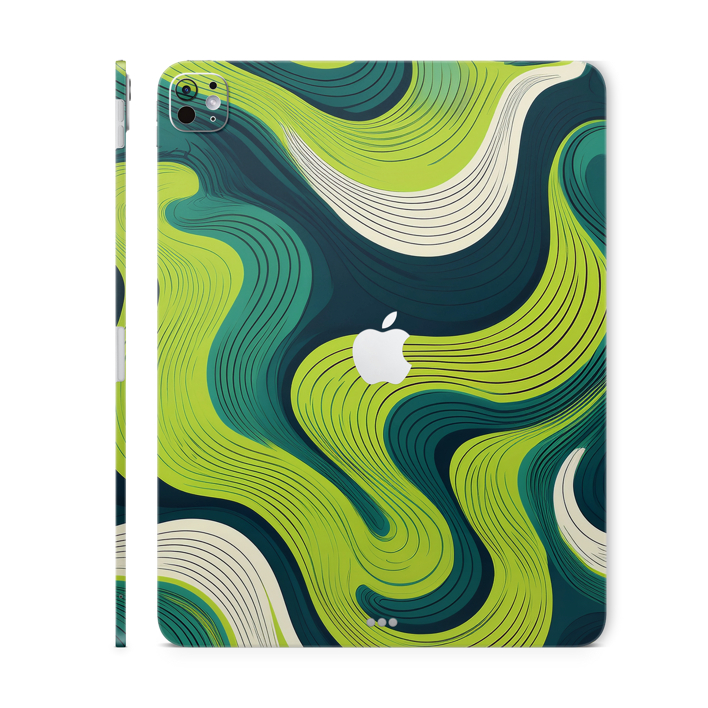 iPad Skin - Cyber Lime Flow