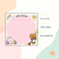 Notepad - Square - Kawaii Cat Series 01