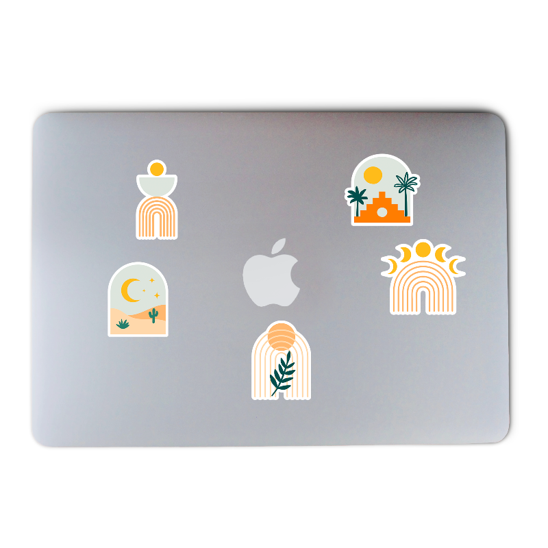 Tinkerlass-Creatives-Boho-Stickers-Set-macbook