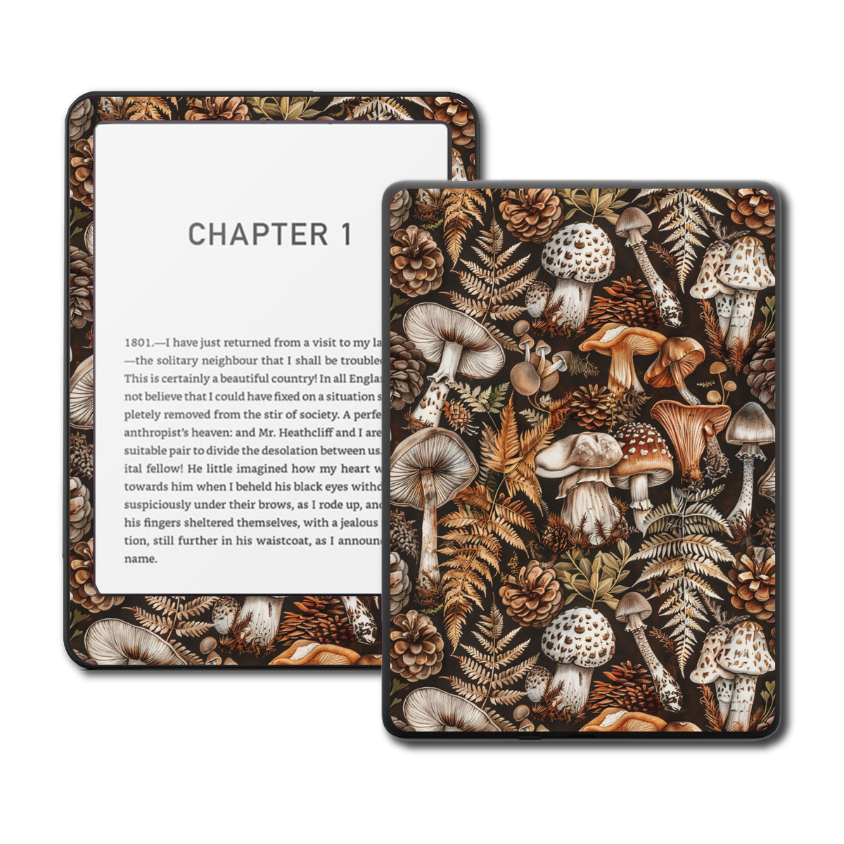 Forest Forage Kindle, Kobo and ColorSoft e-reader skin mockup