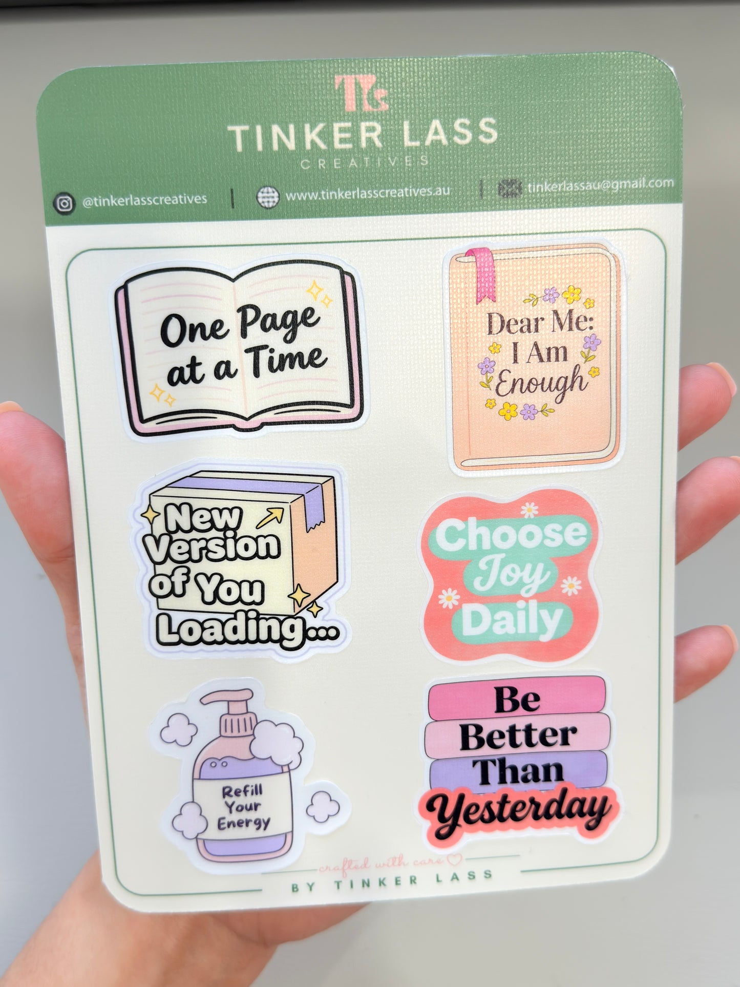 Sticker Sheet - Better Than Yesterday