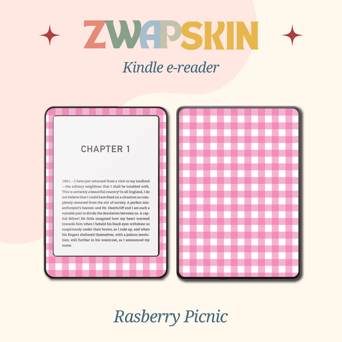 Kindle Skin – Picnic Pastels