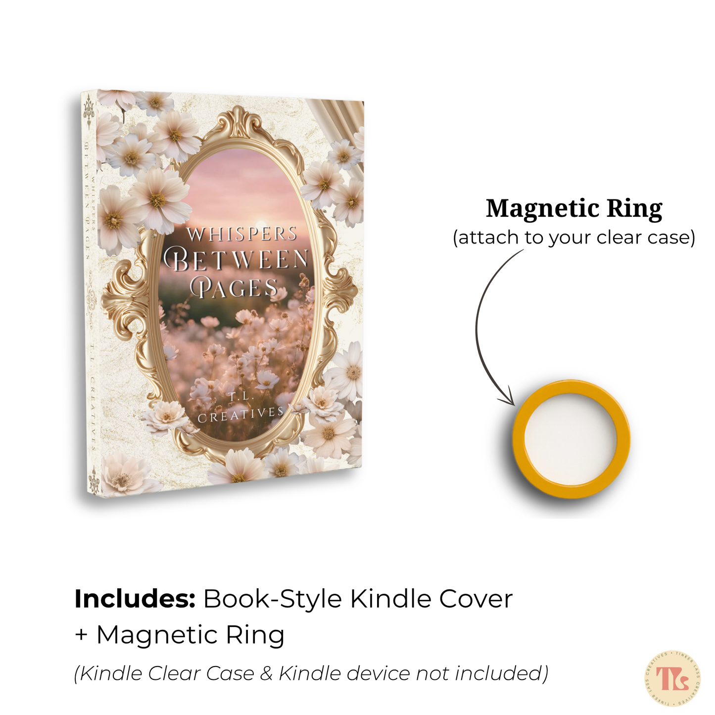 Kindle Cover - Whispers between Pages