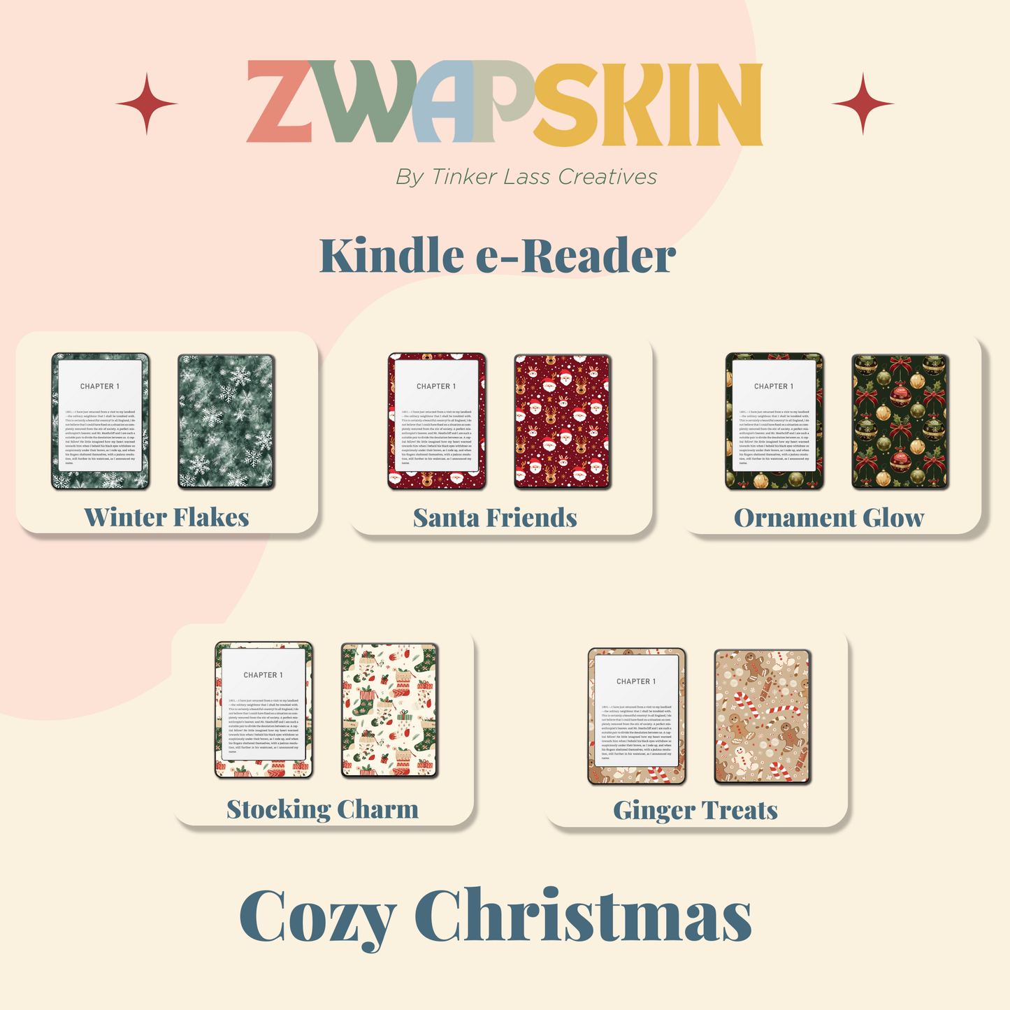 Kindle Skin – Cozy Christmas