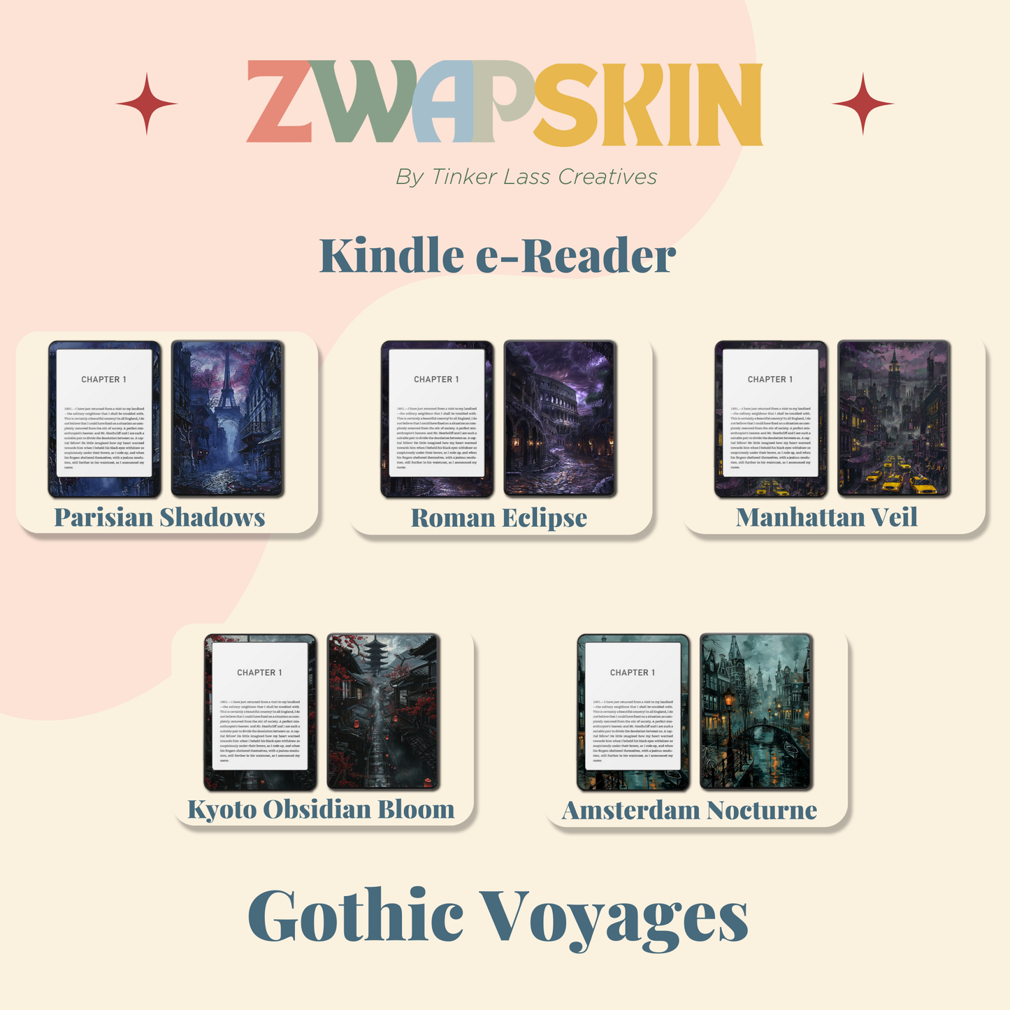 Kindle Skin – Gothic Voyages