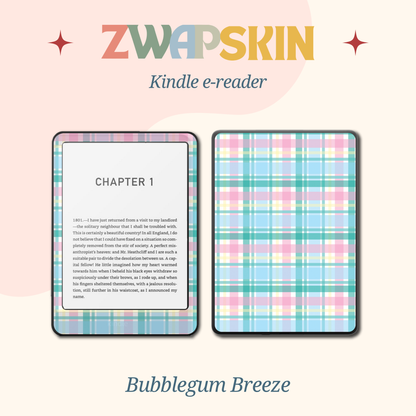 Kindle Skin – Candy Pop Plaid