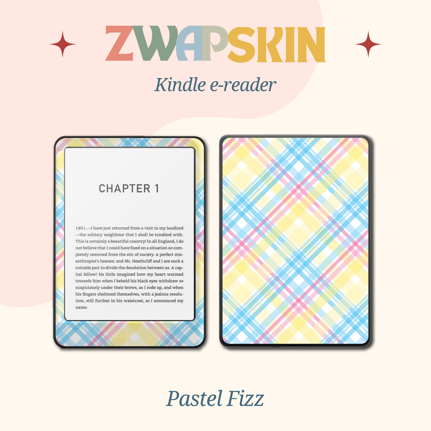 Kindle Skin – Candy Pop Plaid