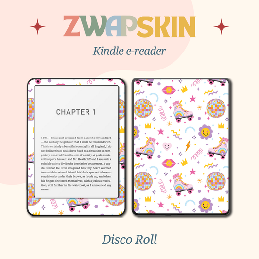 Kindle, Kobo & ColorSoft Skin - Disco Roll