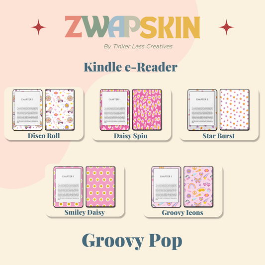 Kindle Skin – Groovy Pop
