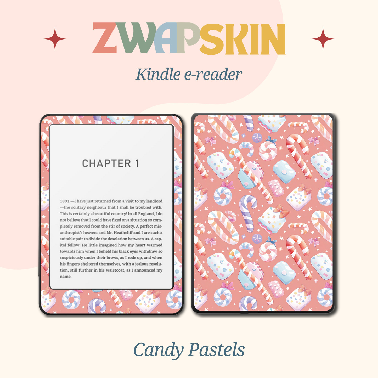 Kindle Skin – Pastel Christmas