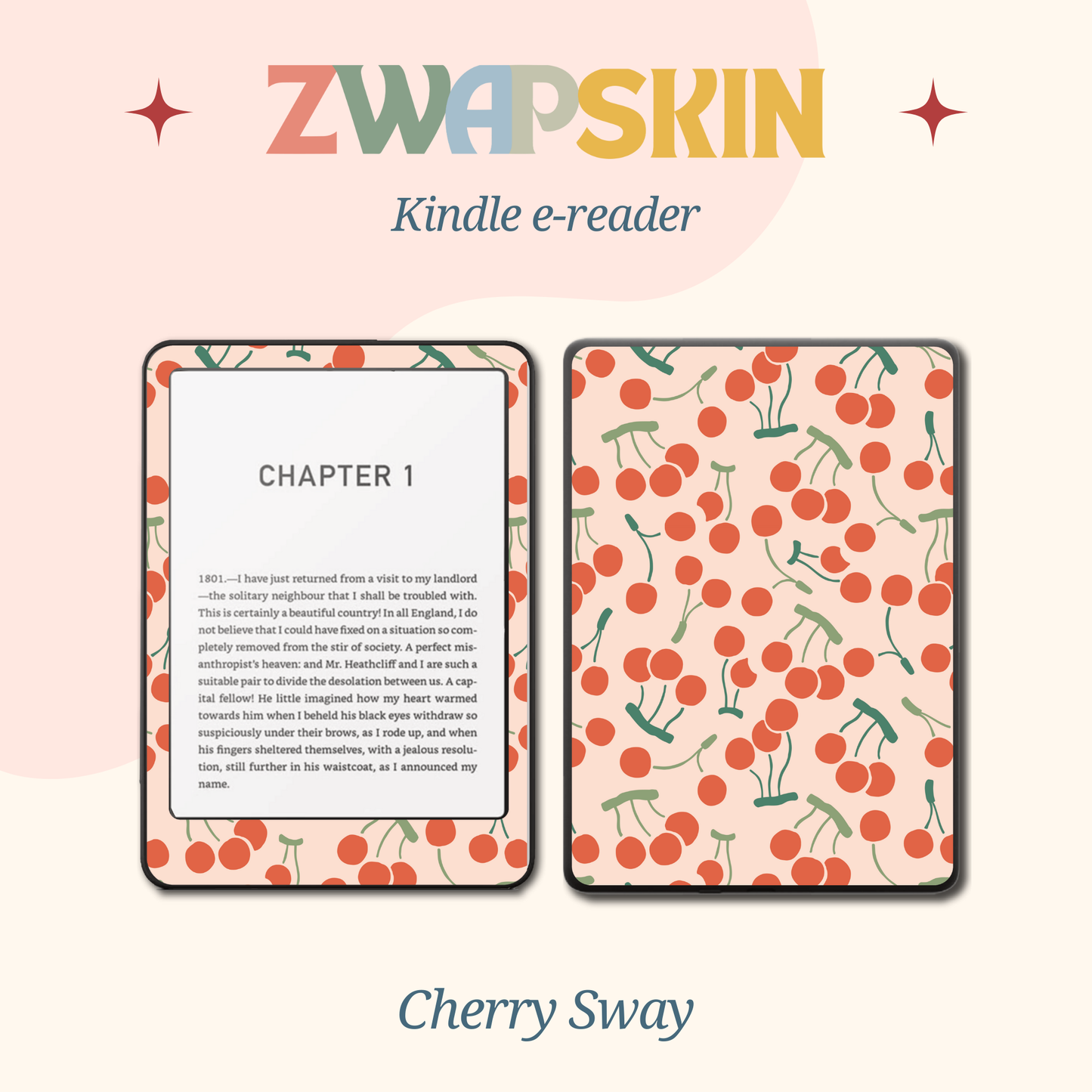 Kindle Skin – Retro Bloom