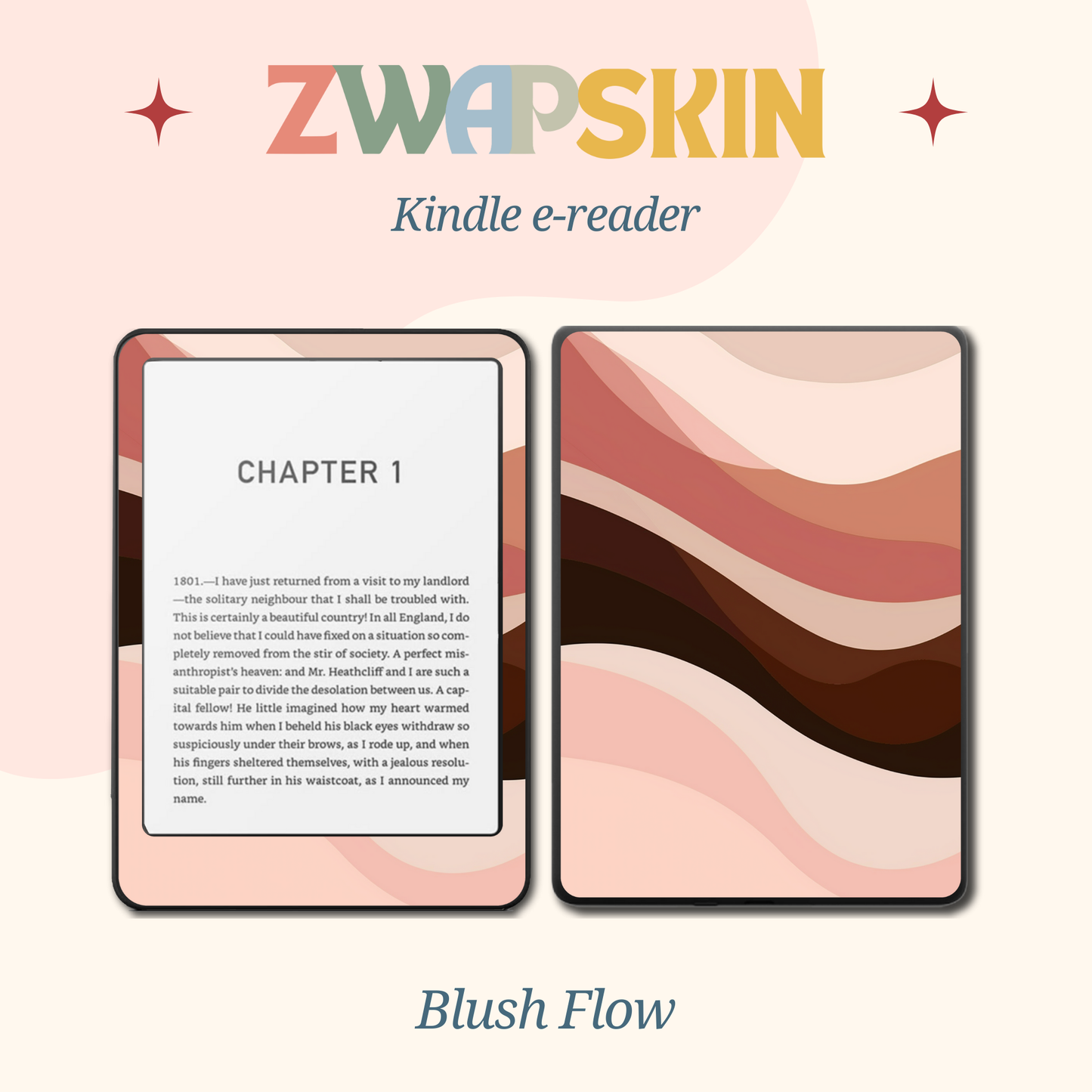 Kindle Skin – Soft Waves