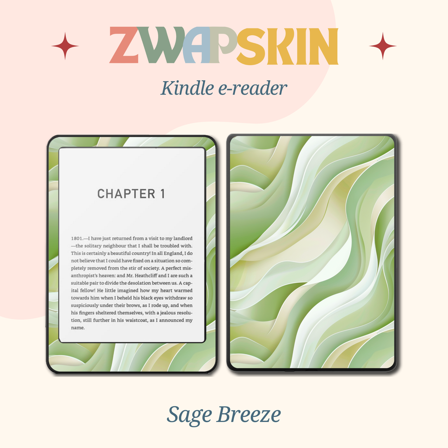 Kindle Skin – Soft Waves